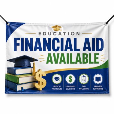 Financial Aid Available Banners