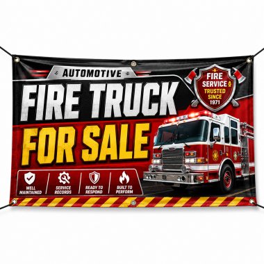 Fire Truck For Sale Banners