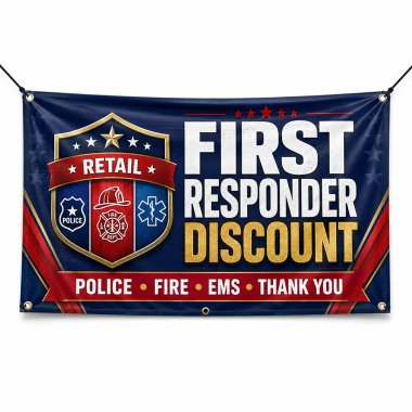 First Responder Discount Banners