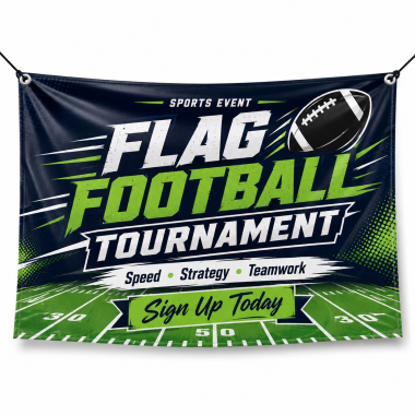 Flag Football Tournament Banners