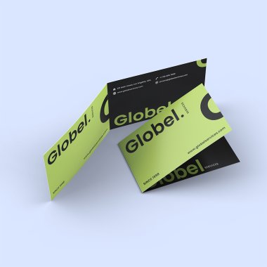 Folded Business Cards