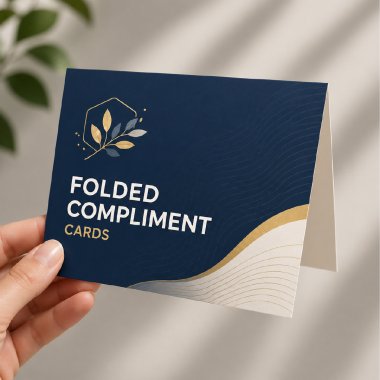 Folded Compliment Cards