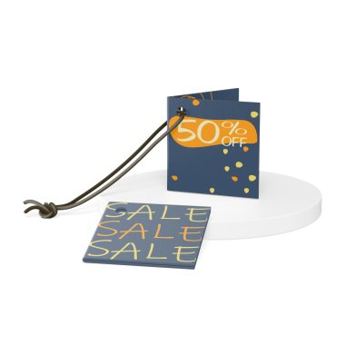  Folded Hang Tags