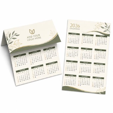 Folded Pocket Calendars