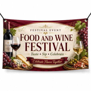 Food And Wine Festival Banners