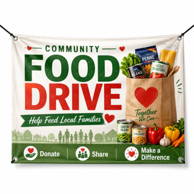 Food Drive Banners