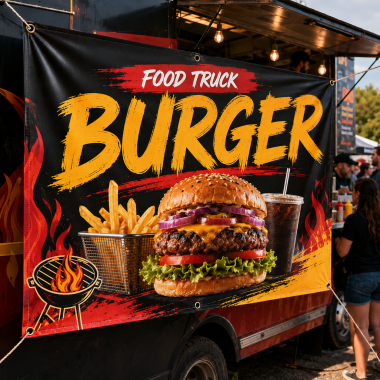 Food Truck Burger Banners