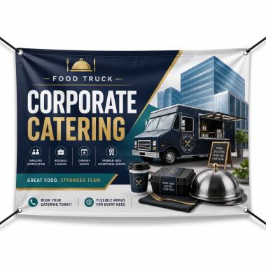 Food Truck Corporate Catering Banners