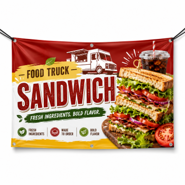 Food Truck Sandwich Banners