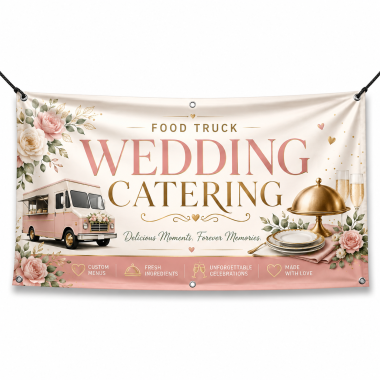 Food Truck Wedding Catering Banners