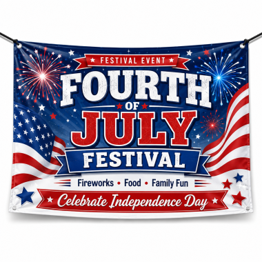 Fourth Of July Festival Banners