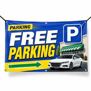 Free Parking Banners