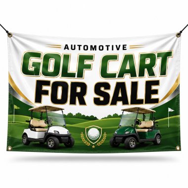 Golf Cart For Sale Banners