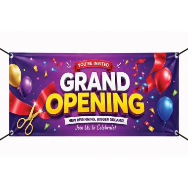Grand Opening Banners