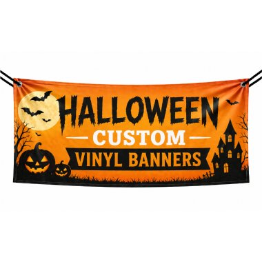 Halloween Custom Vinyl Banners