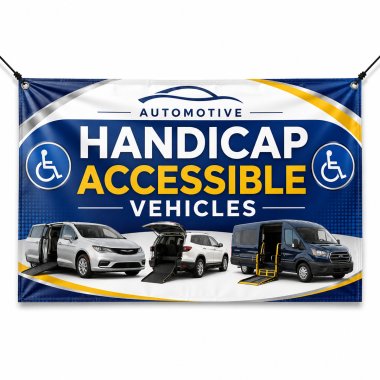 Handicap Accessible Vehicles Banners