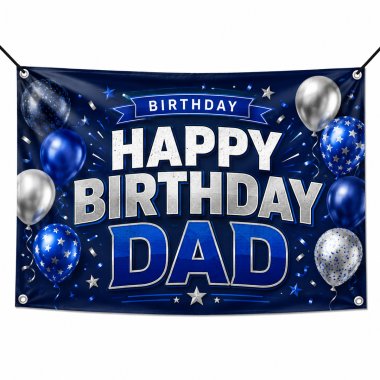 Happy Birthday Dad Banners