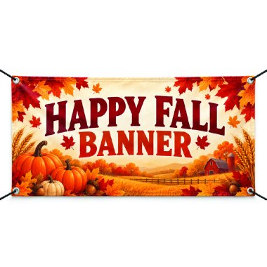 Happy Fall Banner