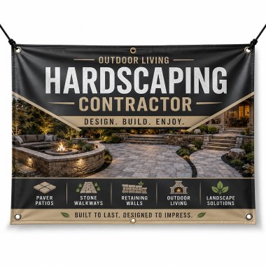 Hardscaping Contractor Banners