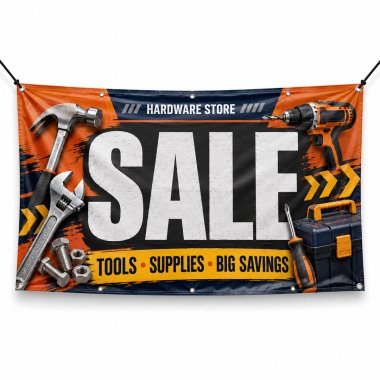 Hardware Store Sale Banners