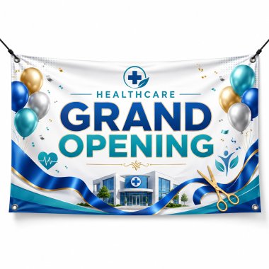 Healthcare Grand Opening Banners