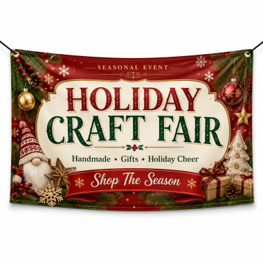 Holiday Craft Fair Banners
