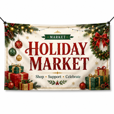 Holiday Market Banners