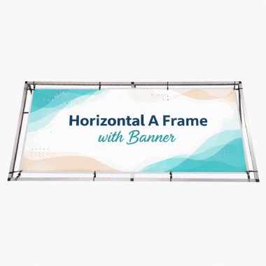 Horizontal A-Frame with Banner