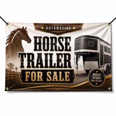 Horse Trailer For Sale Banners