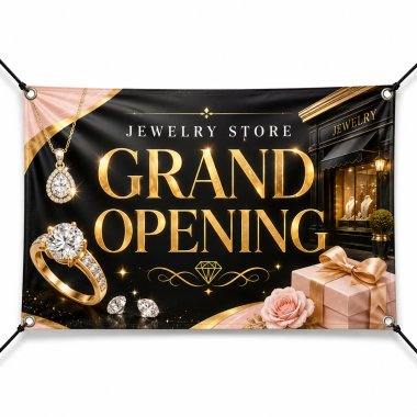Jewelry Store Grand Opening Banners