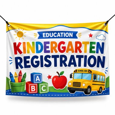 Kindergarten Registration Banners