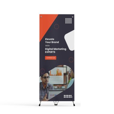 Korean X Banner Stands