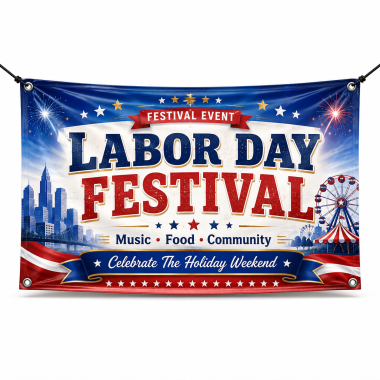 Labor Day Festival Banners