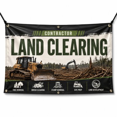 Land Clearing Banners