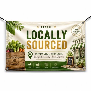 Locally Sourced Banners