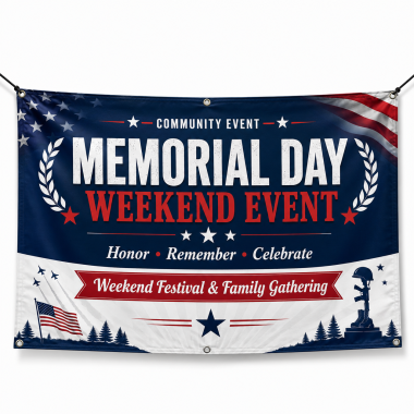 Memorial Day Weekend Event Banners