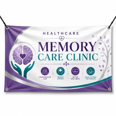 Memory Care Clinic Banners
