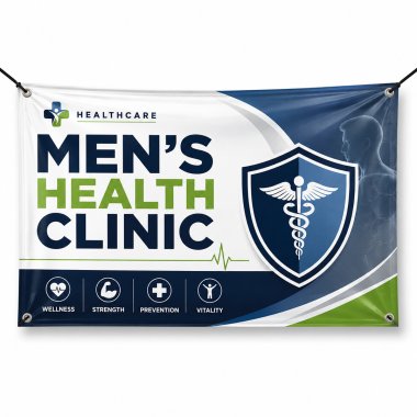 Men's Health Clinic Banners