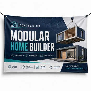 Modular Home Builder Banners