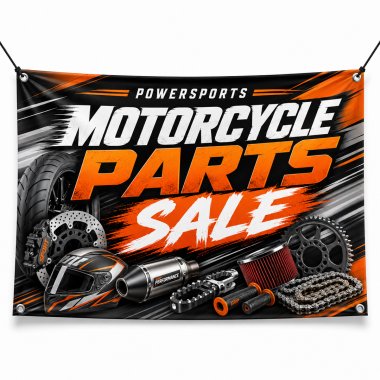 Motorcycle Parts Sale Banners