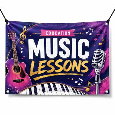 Music Lessons Banners