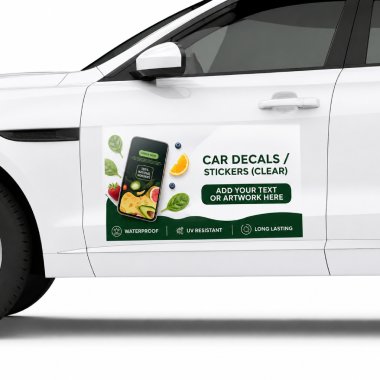 Car Decals / Stickers (Clear)