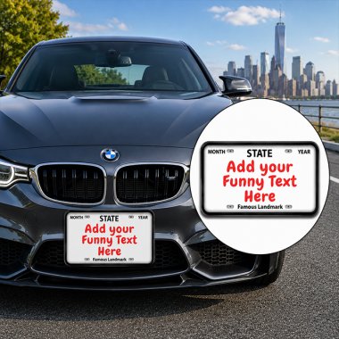 Funny License Plates
