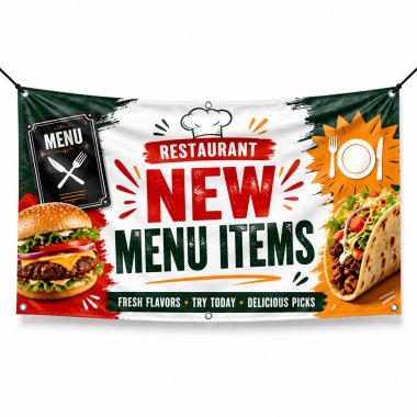 New Menu Items Banners