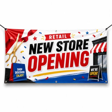 New Store Opening Banners