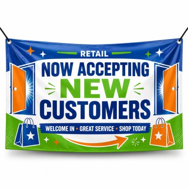 Now Accepting New Customers Banners