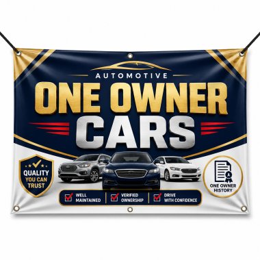 One Owner Cars Banners