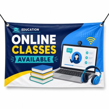 Online Classes Available Banners