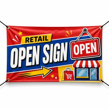 Open Sign Banners