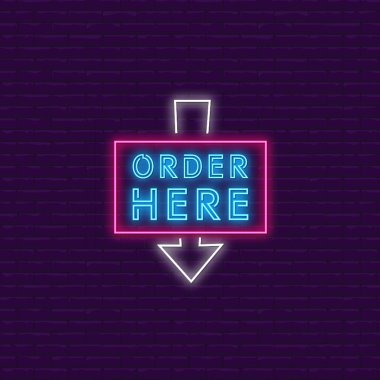 Order Here Neon Signs
